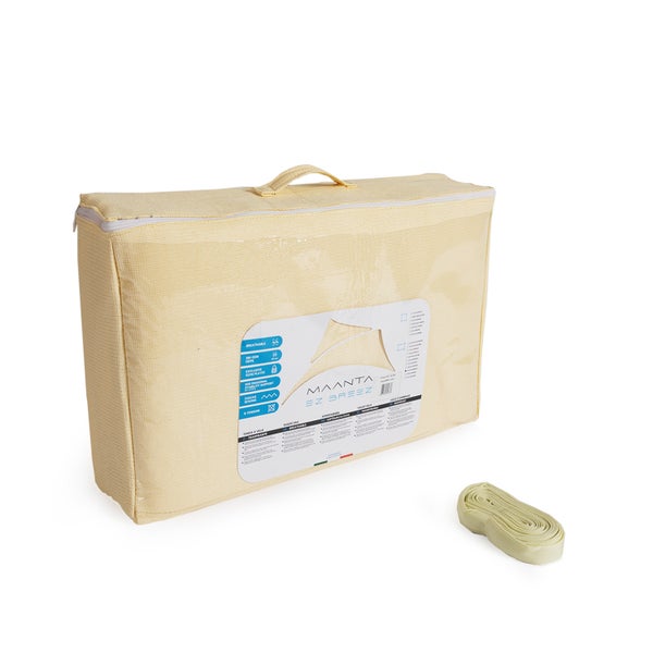 Sonnensegel Luftduchlässig Ivory Dreieck 360x360x360 cm - Maanta® Ez Breez