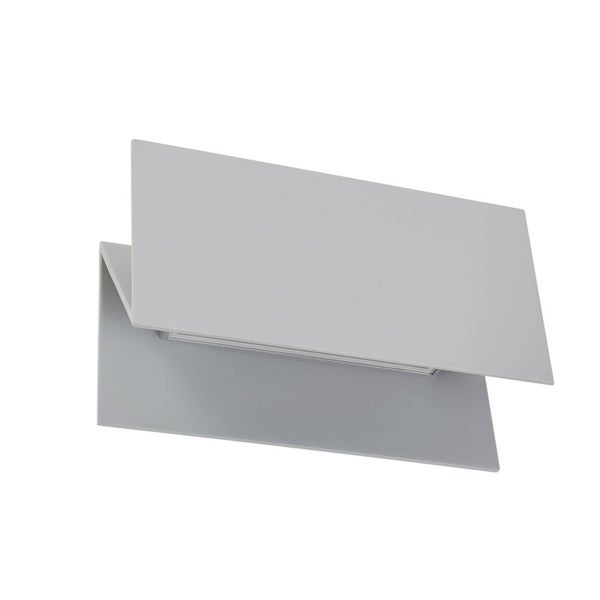 Lucande LED Wandleuchte außen Meja (spritzwassergeschützt (Modern) in Alu (2 flammig, ) - Außenwandleuchten Wandlampe Led Außenlampe Outdoor für Außenwand/Hauswand Haus Terrasse &