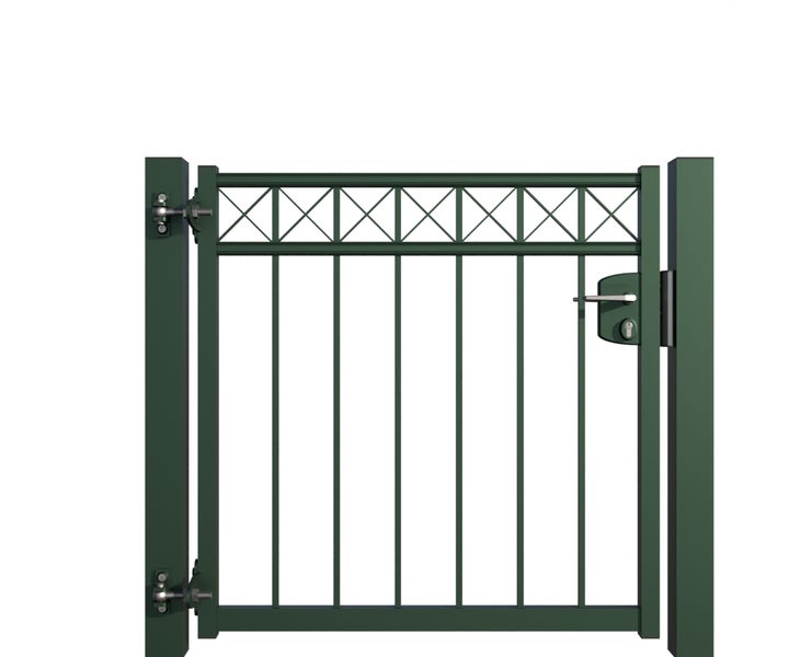 Gartentor mit Schloss