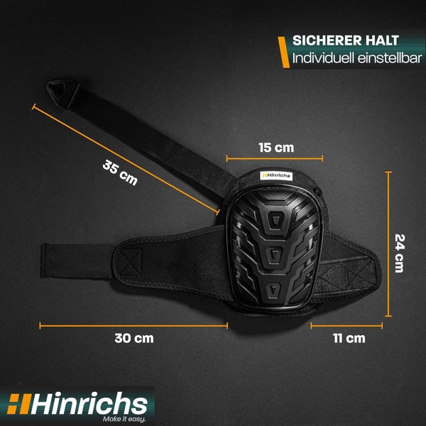 Hinrichs Knieschoner - Profi-Schutz - Vielseitig & Robust
