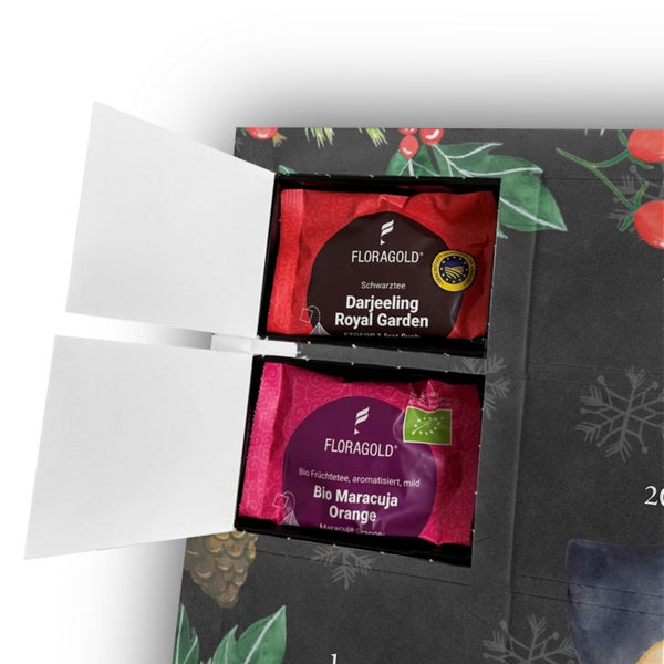Mr. & Mrs. Panda Tee Adventskalender Pinguin Liebe - Schwarz