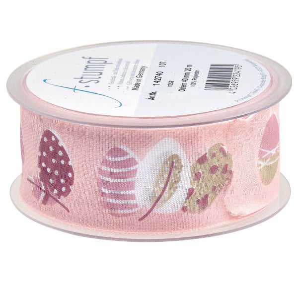Polyesterband mit Ostermotiven, 40 Millimeter breit und 20 Meter lang