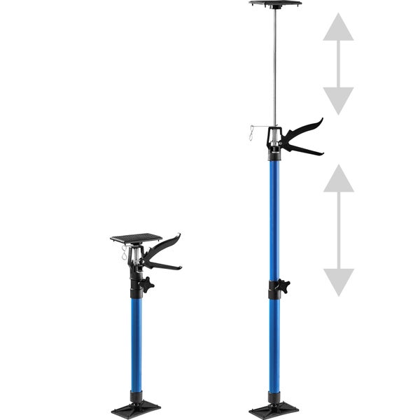 4er-Set Türspanner tectake  stufenlos höhenverstellbar mit Schnellspannsystem