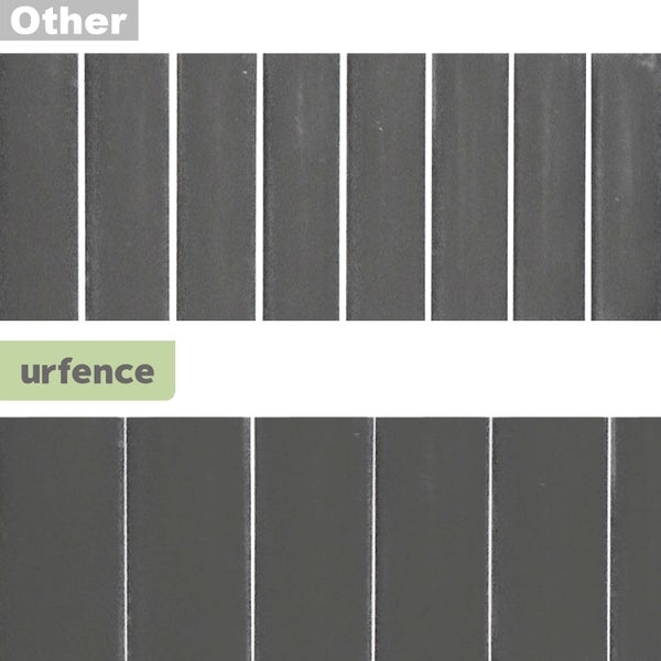 urfence Stabil & Wetterfest: 100x600 PVC Sichtschutzmatte - Wind- und Sichtschutz Balkon Terrasse - Garten Sichtschutzzaun Kunststoff Zaunmatten - Balkonsichtschutz 90cm hoch - Terrassen Windschutz