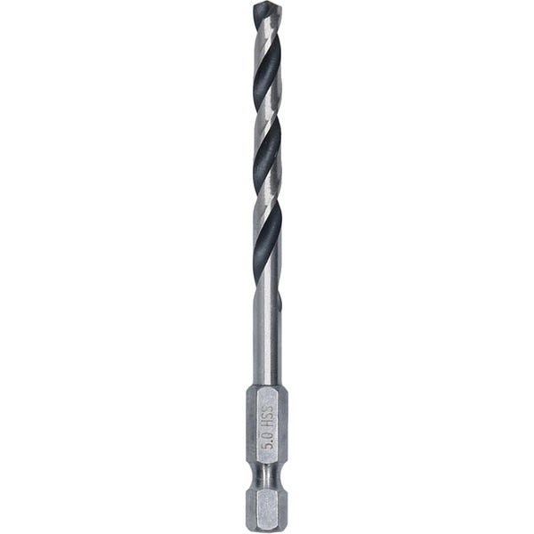 Bosch 10x HSS PointTeQ Hex Sechskantbohrer 5 x 52 x 91 mm - 2608577545