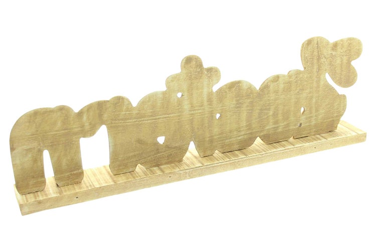 FRANK FLECHTWAREN | Schriftzug Ostern, HOLZ, KUNSTSTOFF, 40 x 4,8 x 12,5 cm