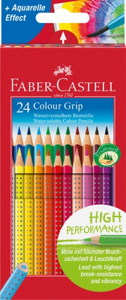 Faber-Castell Buntstifte Colour Grip 24er Set