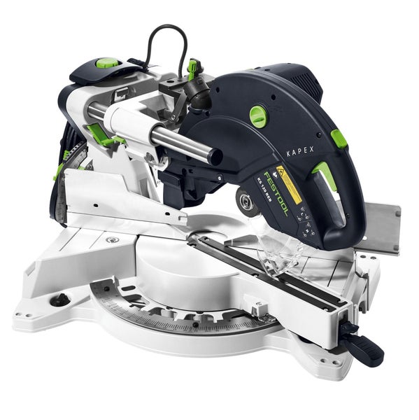 Festool Kapp-Zugsäge Kapex KS 120 REB mit Doppellinien-Laser und Feineinstellung.