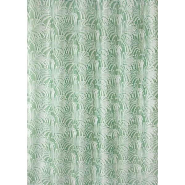 Duschvorhang mit Blättermuster