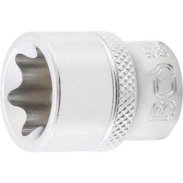 BGS Steckschlüssel-Einsatz E-Profil Antrieb Innenvierkant 10 mm (3/8) SW E20 - 2715