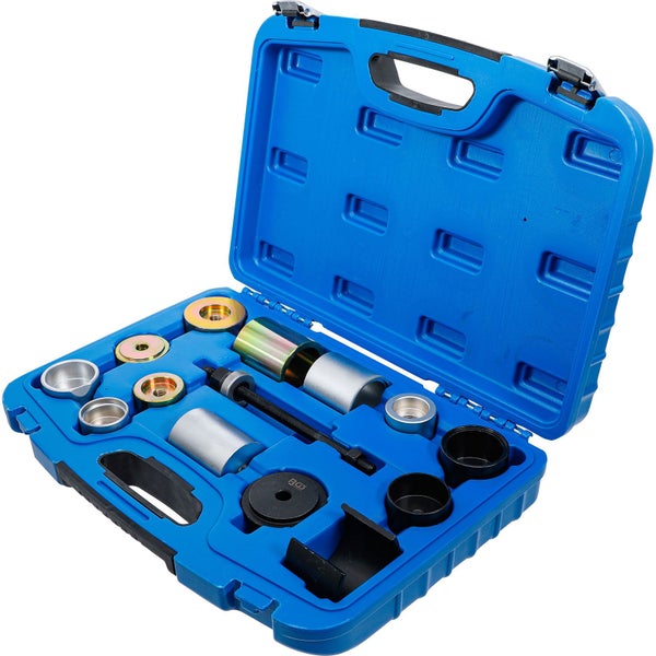 Werkzeugsatz für Buchsenlager in einem blauen Werkzeugkoffer