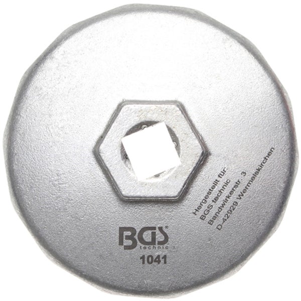 BGS Ölfilterschlüssel 14-kant Ø 74 mm für Audi / BMW / Mercedes-Benz / Opel / VW - 1041