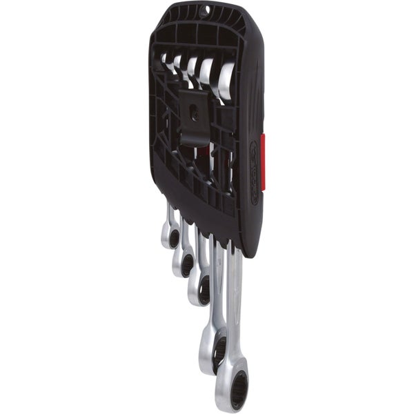 KS TOOLS GEARplus Ratschenringmaulschlüssel-Satz umschaltbar 5tlg. 8-19 mm - 503.4605