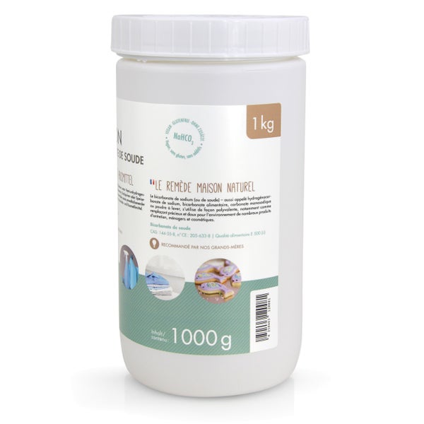 Natron in einer 1-Kilogramm-Packung
