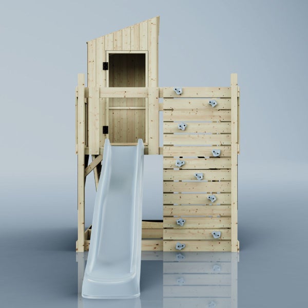 OutdoorToys Spielhaus Mondlicht Kinderspielhaus aus Holz in Blau, Kinderhaus Holzhaus Kinder