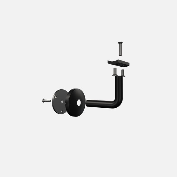 Demontierte Wandhalterung mit Schrauben