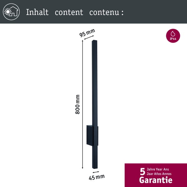Runde Deckenleuchte, Höhe 65 Millimeter, Durchmesser 600 Millimeter, 5 Jahre Garantie.