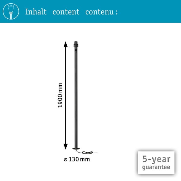 Deckenbaldachin für Leuchten mit einem Durchmesser von 170 Millimetern und einer Höhe von 135 Millimetern inklusive 5 Jahre Garantie.