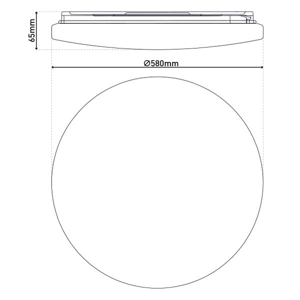 LED Deckenleuchte mit verschiedenen Funktionen und Effekten