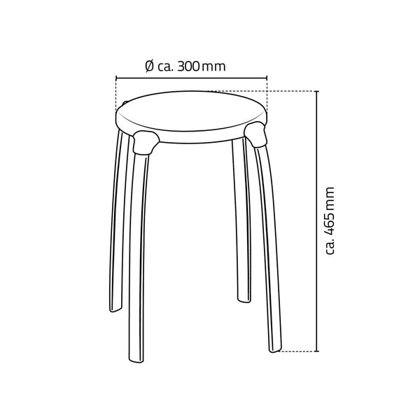 Bad-Hocker Max grau