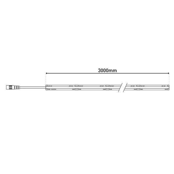 3000 mm langes Verbindungskabel