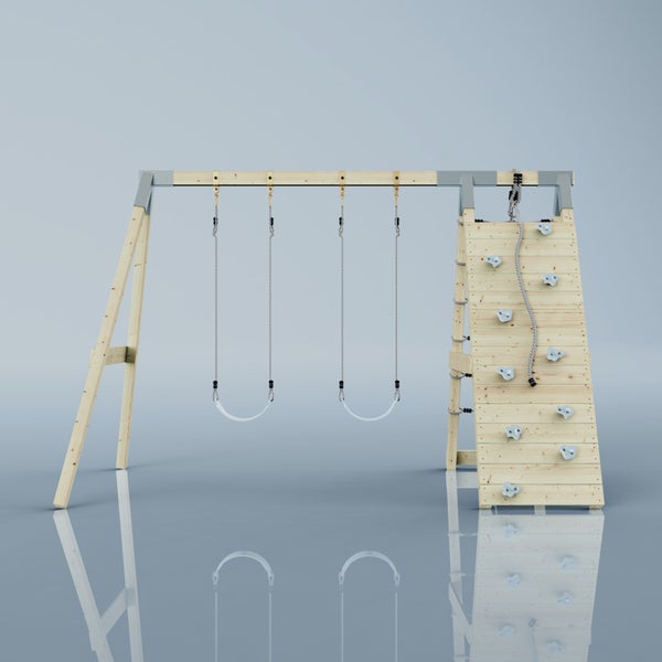 Nahaufnahme von Palmfarnblättern.