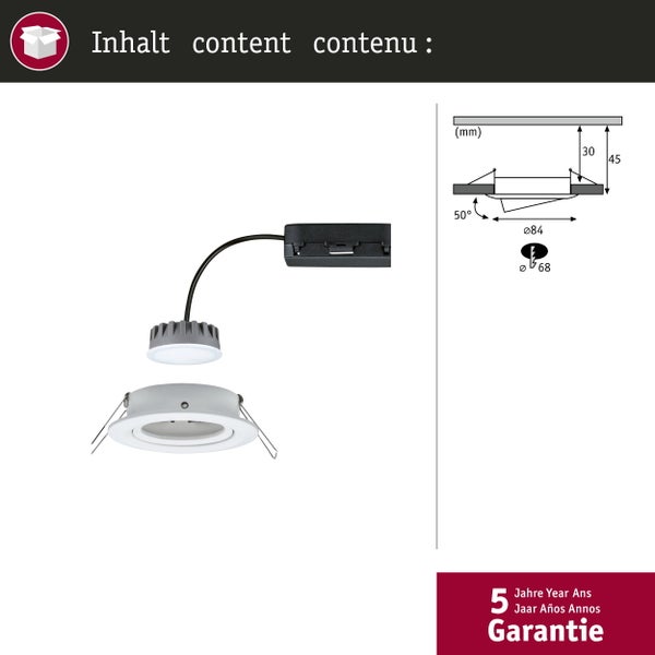 LED Deckenleuchte Abia 2 mit verstellbarer Lichtfarbe und Sensorfunktion für verschiedene Wohnbereiche.