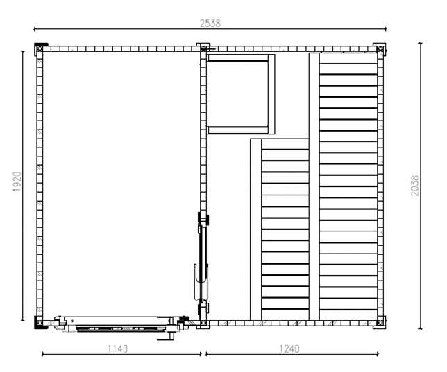 FinnTherm Gartensauna Prymula Gartensauna 2 Sitzbänke aus Holz, Sauna mit 40 mm Wandstärke, Außensauna mit Montagematerial, Naturbelassen 2,7x2,3m