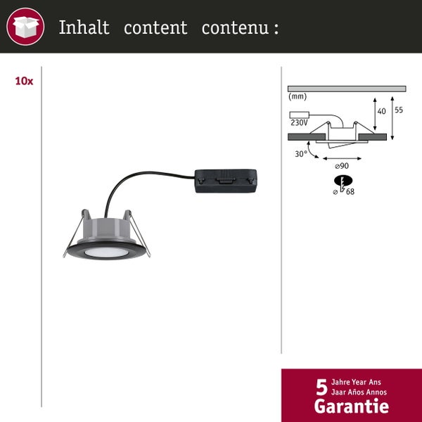 Hängelampe mit Schirm