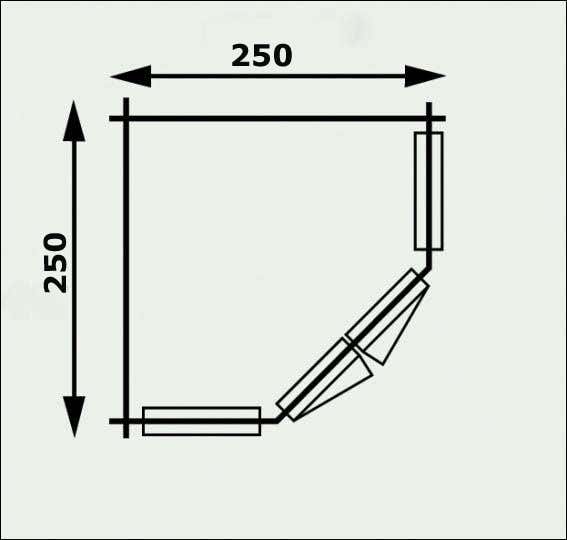 Alpholz 5-Eck Gartenhaus Sunny-B aus Massivholz Grau (Imprägnierung)| Gerätehaus mit 28 mm Wandstärke, Garten Holzhaus inklusive Montagematerial, Geräteschuppen Größe: 250 x 250 cm, Spitzdach