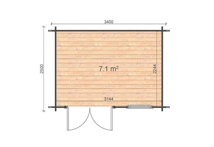 Spielturm aus Holz mit Rutsche, Schaukel und Kletterwand