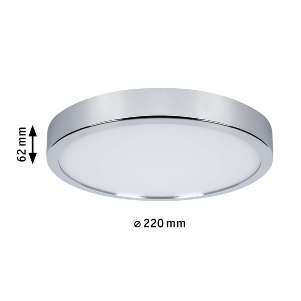 Technische Zeichnung einer Paulmann LED Globe Lampe mit Maßen, Farbtemperatur, Lebensdauer und Entsorgungshinweisen auf der Verpackungsrückseite.