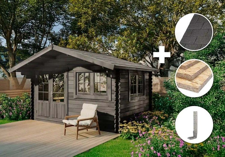 Nahaufnahme einer Akelei-Blüte