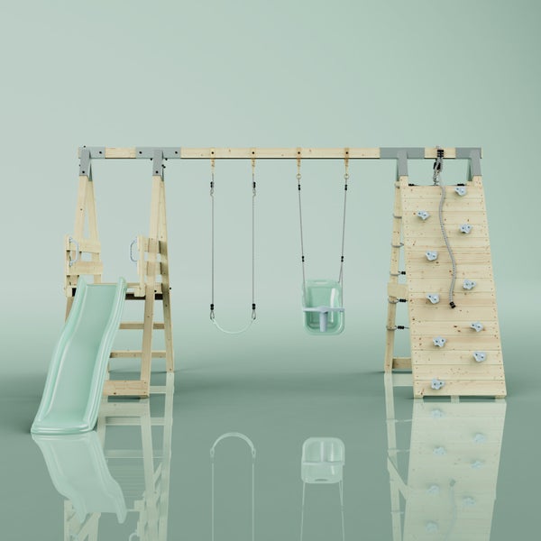 OutdoorToys Klettergerüst Schmetterling aus Holz in Grün