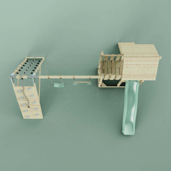 Zweiflammiger Deckenstrahler in Schwarz mit zwei verstellbaren, zylindrischen Köpfen.