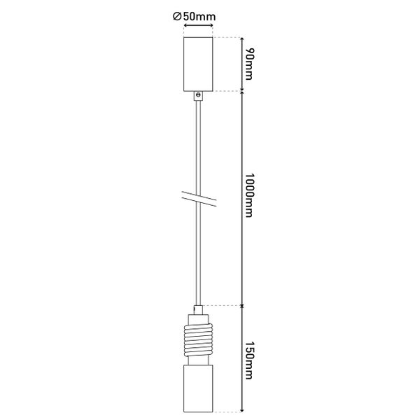 Flache LED Deckenleuchte