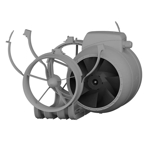 Explosionszeichnung eines Rohrventilators